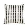 Archive New York Santiago Grid Throw Pillow - Black + White Home Goods