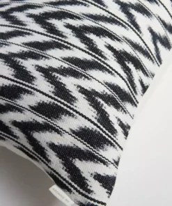 Archive New York Toto Ikat Lumbar Pillow - Black + White