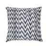 Archive New York Toto Ikat Throw Pillow - Black + White Handcrafted