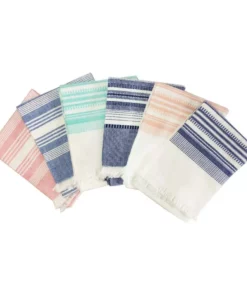 Archive New York White + Mint Kitchen Towel