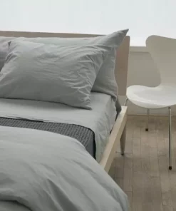 Area Home Anton Percale Duvet Cover - Mineral Home Goods