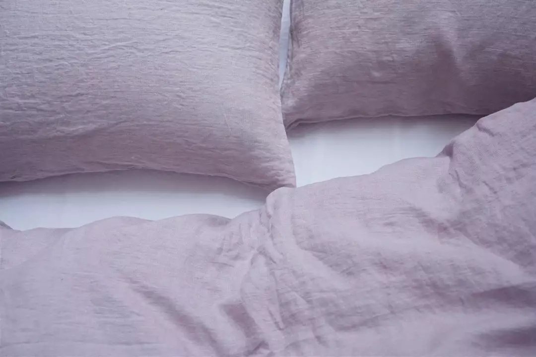 Area Home Camille Linen Duvet Cover - Lilac Home Goods 3 Area Home Camille Linen Duvet Cover - Lilac Home Goods