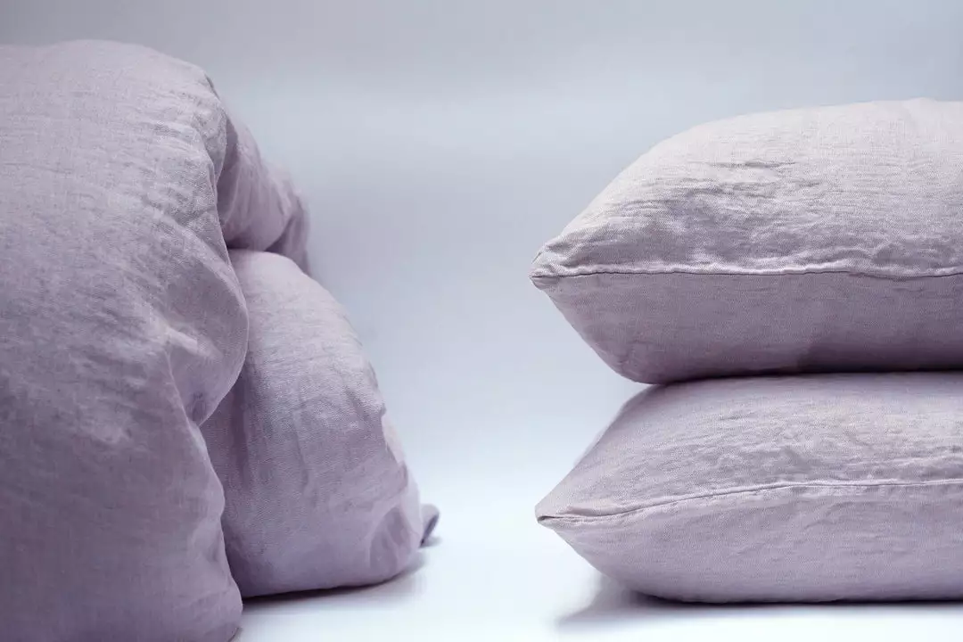 Area Home Camille Linen Duvet Cover - Lilac Home Goods 4 Area Home Camille Linen Duvet Cover - Lilac Home Goods