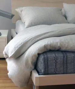 Area Home Louie Linen Fitted Sheet Home Goods