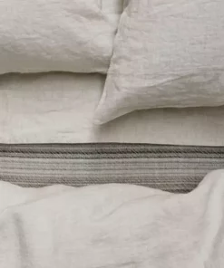 Area Home Louie Linen Flat Sheet