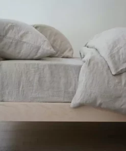 Area Home Home Goods Simone Linen Fitted Sheet