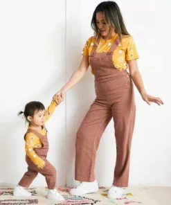North Of West Ariel Upcycled Overalls - Terracotta