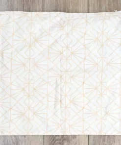 Symbology Art Deco/Baby Cacti Reversible Sham Cover - Cream + Tan Sale