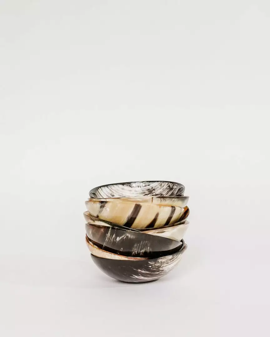 August Sage Best Sellers Ankole Horn Bowl - Light 4 August Sage Best Sellers Ankole Horn Bowl - Light