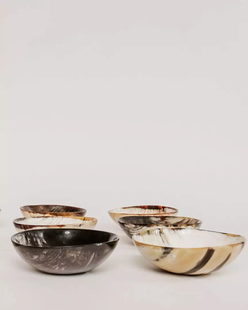 August Sage Best Sellers Ankole Horn Bowl - Light 5 August Sage Best Sellers Ankole Horn Bowl - Light