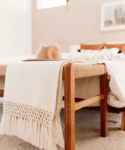 August Sage BIPOC Owned Luna Alpaca Throw Blanket