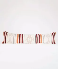 August Sage Sophia Rosado Wool Lumbar Pillow