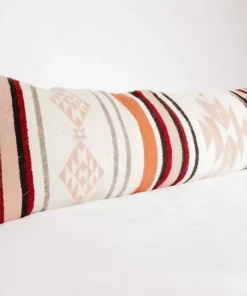 August Sage Sophia Rosado Wool Lumbar Pillow