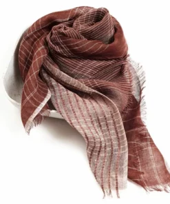 Studio Variously Accessories Auro Linen Scarf - Cinnabar
