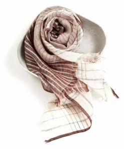 Studio Variously Auro Linen Scarf - White Accessories 9 Studio Variously Auro Linen Scarf - White Accessories