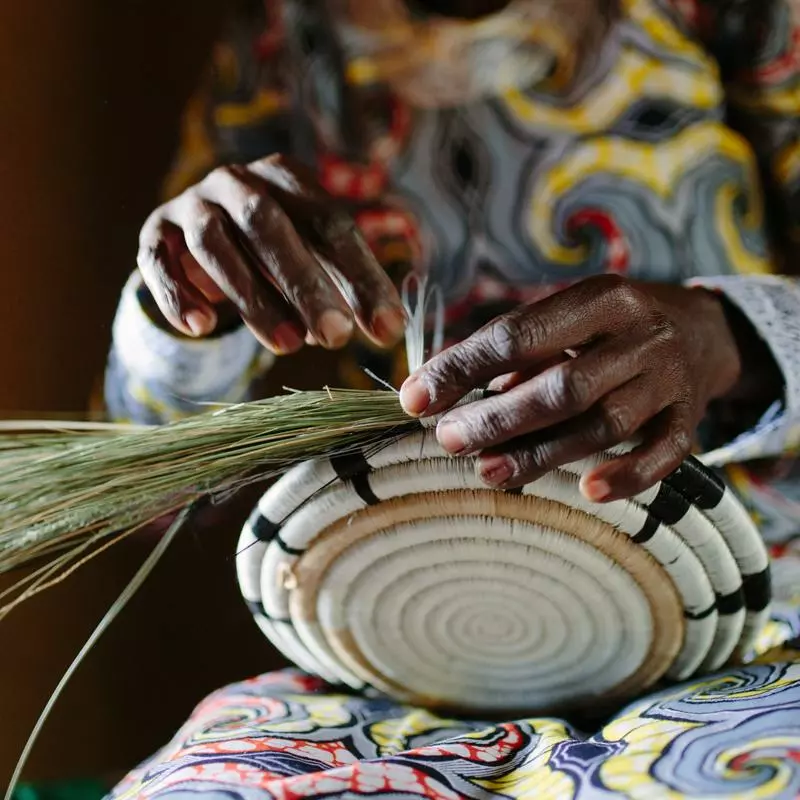 Azizi Life Bariku Woven Bowls - Black + Tea Best Sellers 12 Azizi Life Bariku Woven Bowls - Black + Tea Best Sellers