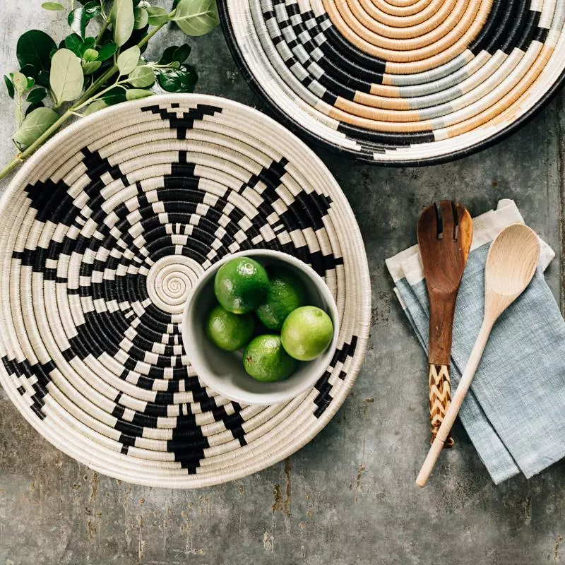 Azizi Life Home Goods Boutique Cactus Blossom Woven Bowls 9 Azizi Life Home Goods Boutique Cactus Blossom Woven Bowls