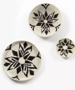 Azizi Life Home Goods Boutique Cactus Blossom Woven Bowls
