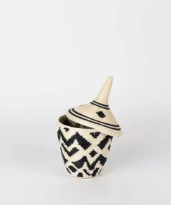 Azizi Life Home Goods Boutique Clover Sisal Peace Basket