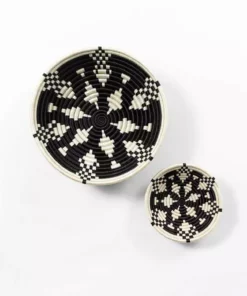 Azizi Life Boutique Kaleidoscope Woven Bowls