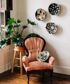 Azizi Life Boutique Shamrock Woven Bowls Home Goods