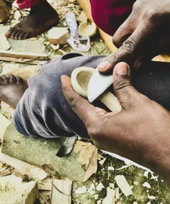 Azizi Life Best Sellers Lela Long Handle Wooden Measuring Spoon Set