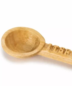 Azizi Life Best Sellers Lela Long Handle Wooden Measuring Spoon Set