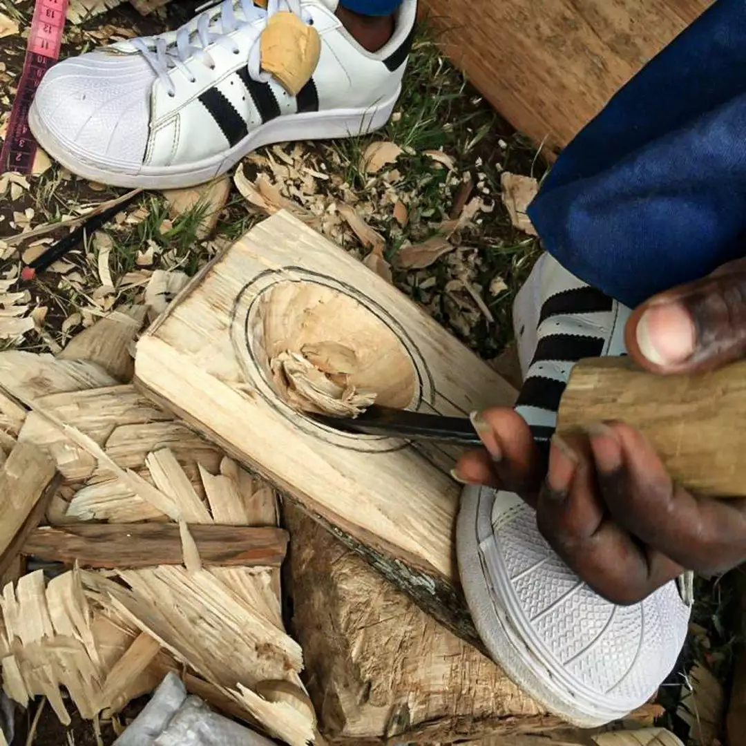 Azizi Life Home Goods Ruby Wooden Measuring Cup Set 8 Azizi Life Home Goods Ruby Wooden Measuring Cup Set