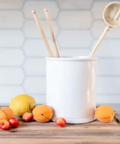 Azizi Life Home Goods Merideth Wooden Slotted Spoon