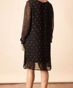 Symbology Baby Cacti Shift Dress - Black + Cream Clothing 6 Symbology Baby Cacti Shift Dress - Black + Cream Clothing