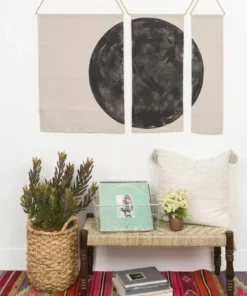 Conejo & Co Ballena Wall Hanging - Black Home Goods