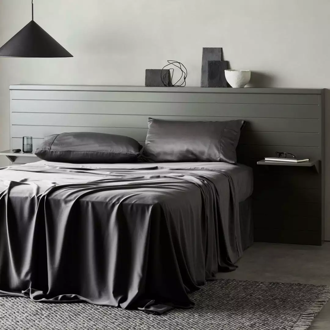 Ettitude Best Sellers Bamboo Sateen Sheet Set - Slate 1 Ettitude Best Sellers Bamboo Sateen Sheet Set - Slate