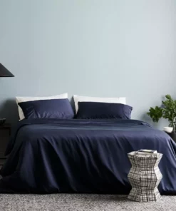 Ettitude Bamboo Sateen Duvet Cover - Ocean