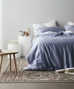 Ettitude Bamboo Sateen Duvet Cover - Sky Home Goods