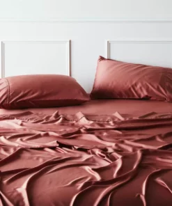 Ettitude Home Goods Bamboo Sateen Flat Sheet - Canyon