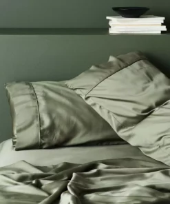 Ettitude Best Sellers Bamboo Sateen Pillowcase Set - Moss