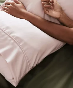 Ettitude Bamboo Sateen Pillowcase Set - Rose Sustainable Materials