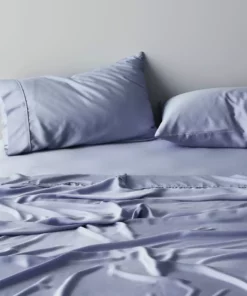 Ettitude Bamboo Sateen Pillowcase Set - Sky