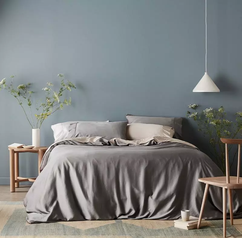 Ettitude Bamboo Sateen Plus Duvet Cover - Fog 3 Ettitude Bamboo Sateen Plus Duvet Cover - Fog