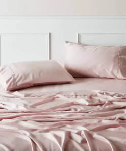 Ettitude Best Sellers Bamboo Sateen Sheet Set - Rose