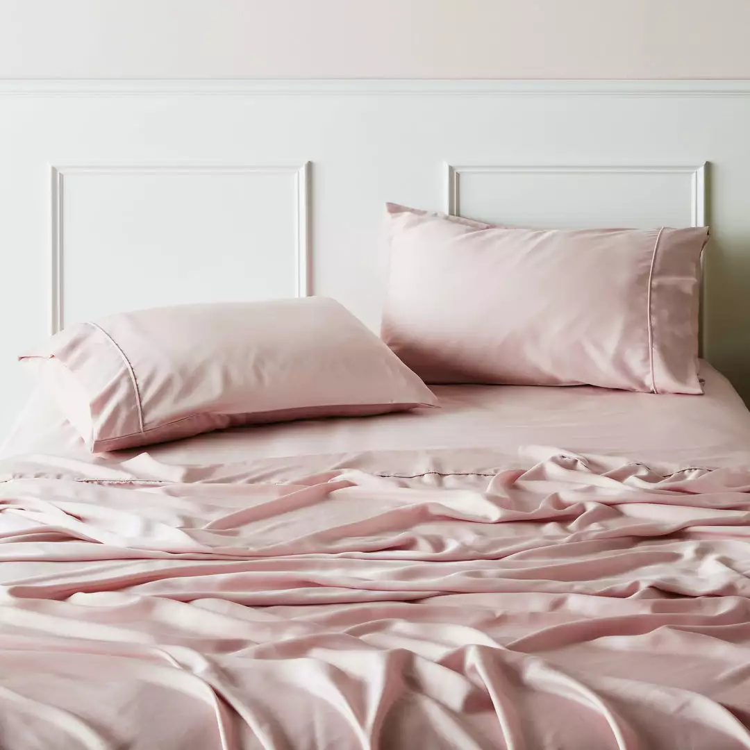 Ettitude Best Sellers Bamboo Sateen Sheet Set - Rose 1 Ettitude Best Sellers Bamboo Sateen Sheet Set - Rose