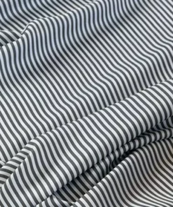 Ettitude Bamboo Sateen Sheet Set - Slate Stripes