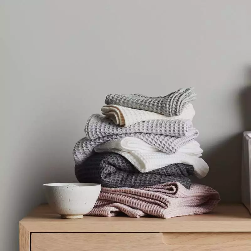 Ettitude Bamboo Waffle Towel Sets 2 Ettitude Bamboo Waffle Towel Sets