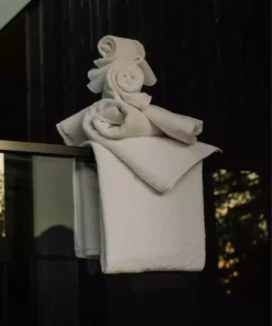 Takasa Home Goods Bath Towel Set - White