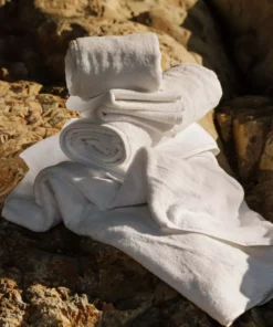 Takasa Home Goods Bath Towel Set - White