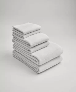Takasa Home Goods Bath Towel Set - White