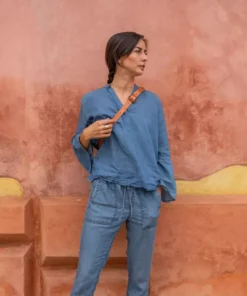 Purse & Clutch Leather Belt Bag - Russet Brown 18 Purse & Clutch Leather Belt Bag - Russet Brown