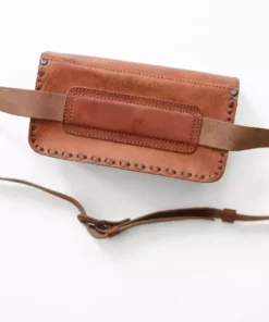 Purse & Clutch Leather Belt Bag - Russet Brown 19 Purse & Clutch Leather Belt Bag - Russet Brown