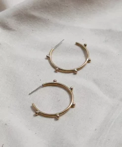 Yewo Jewelry Bentu Recycled Hoop Earrings