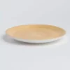 Bibol Handcrafted Bang Bamboo Plate - Blanc